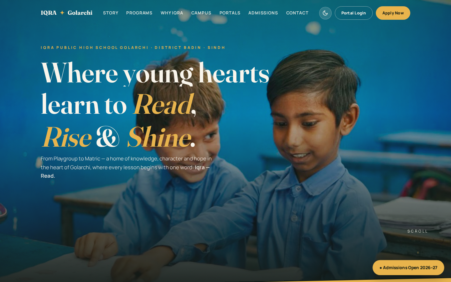 Iqra Public School & College Portal